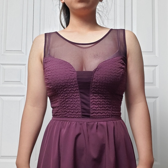 Maroon Dress - Picture 2 of 5